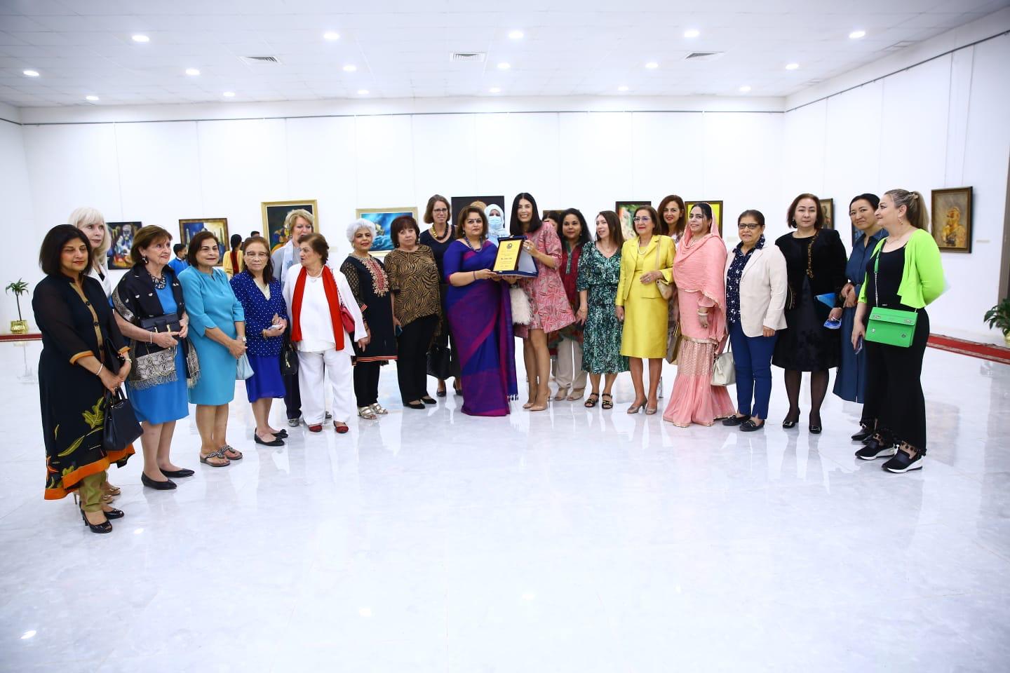 International Women’s Group (IWG) attend  Indian Paintings Exhibition